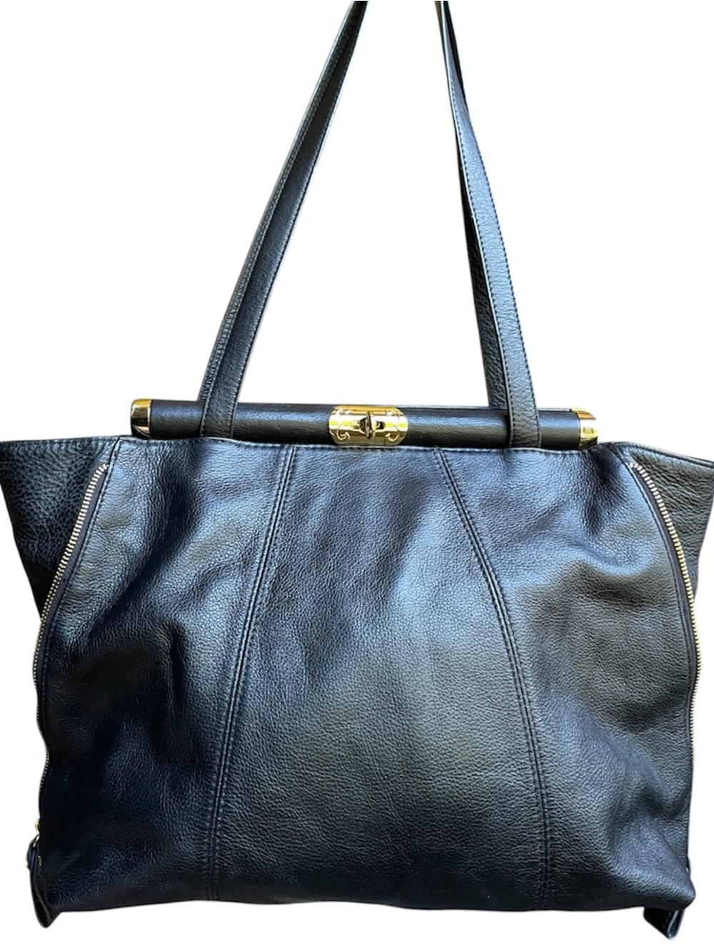 Emma Fox Satchel Leather Bag - Picture 2 of 10